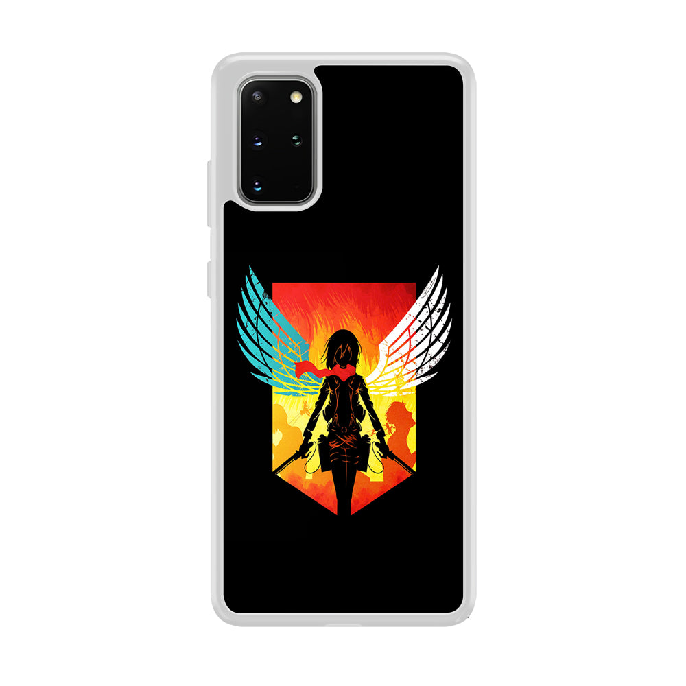 Mikasa Ackerman Art Samsung Galaxy S20 Plus Case