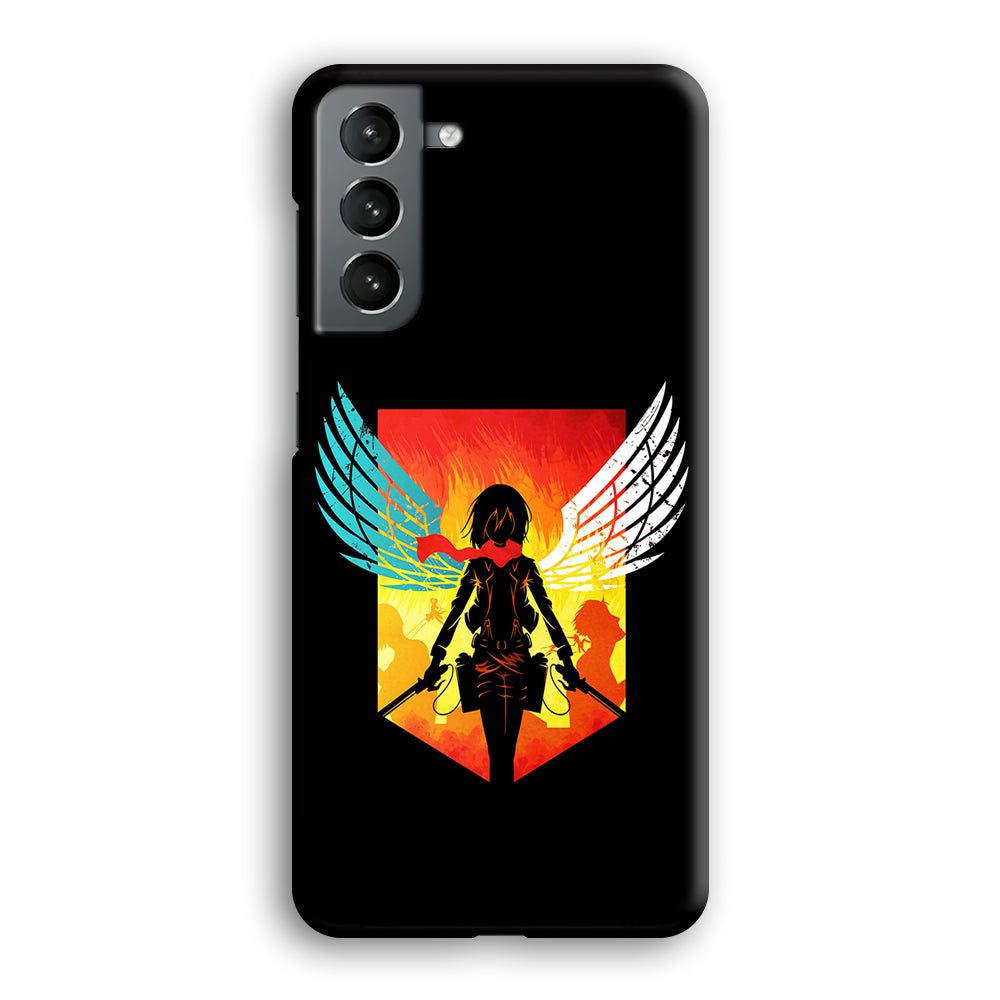 Mikasa Ackerman Art Samsung Galaxy S21 Plus Case