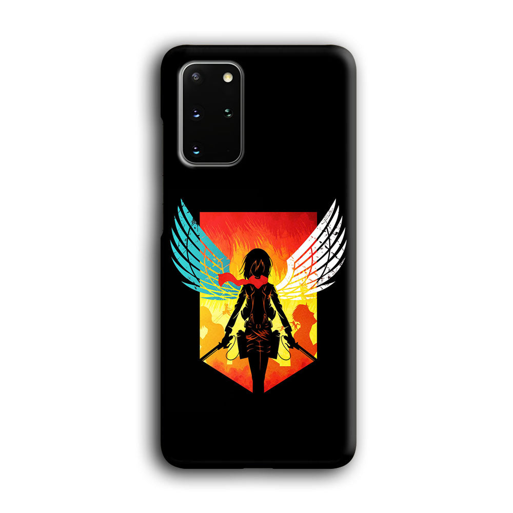 Mikasa Ackerman Art Samsung Galaxy S20 Plus Case