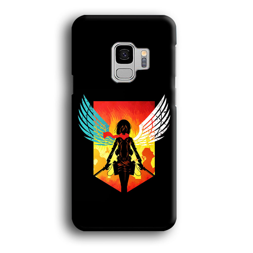 Mikasa Ackerman Art Samsung Galaxy S9 Case