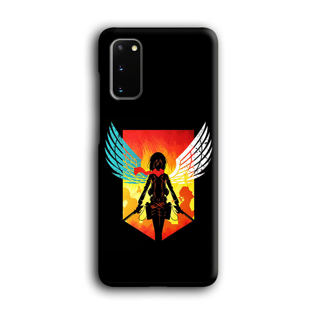 Mikasa Ackerman Art Samsung Galaxy S20 Case