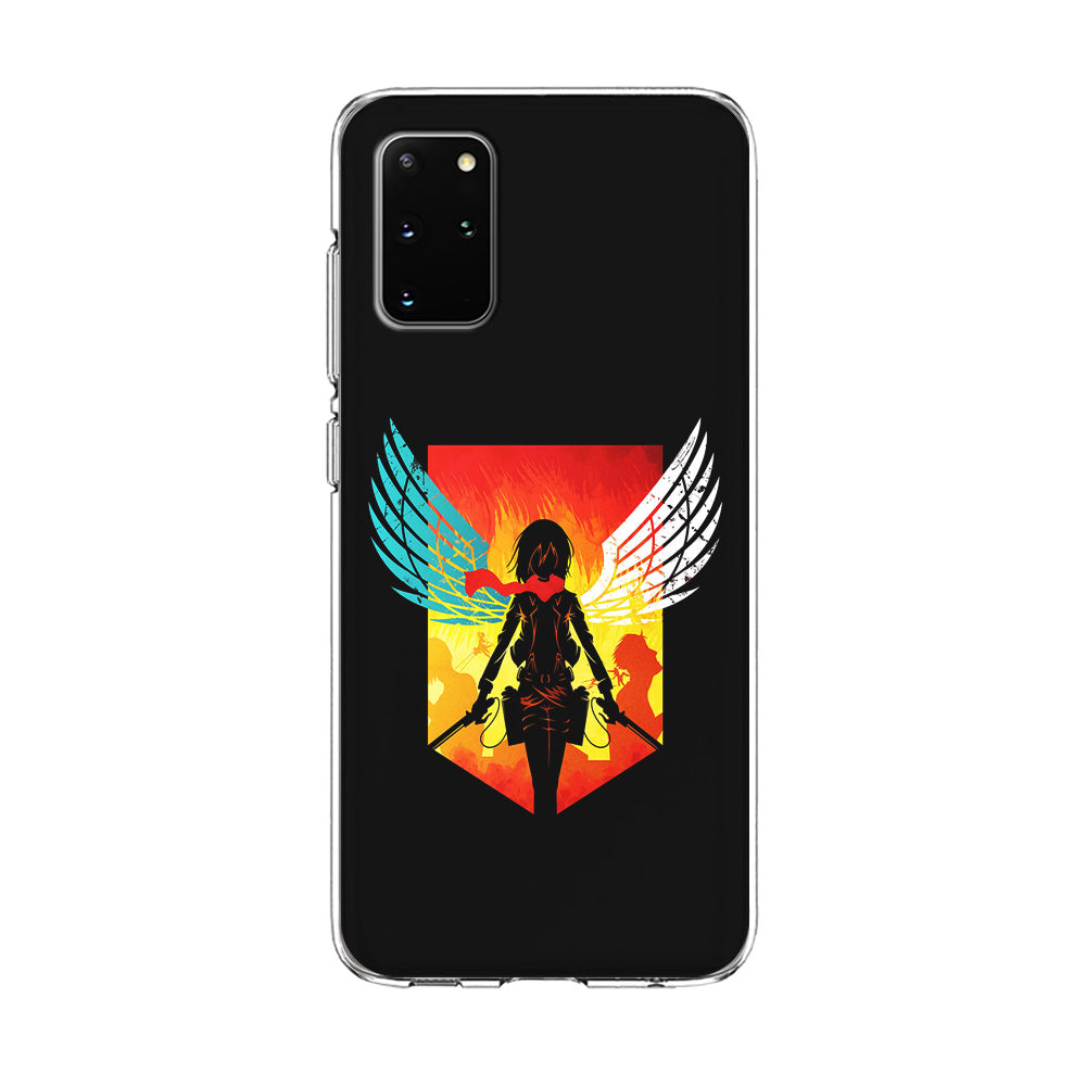 Mikasa Ackerman Art Samsung Galaxy S20 Plus Case