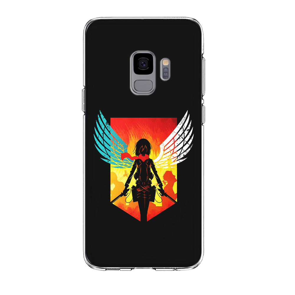 Mikasa Ackerman Art Samsung Galaxy S9 Case