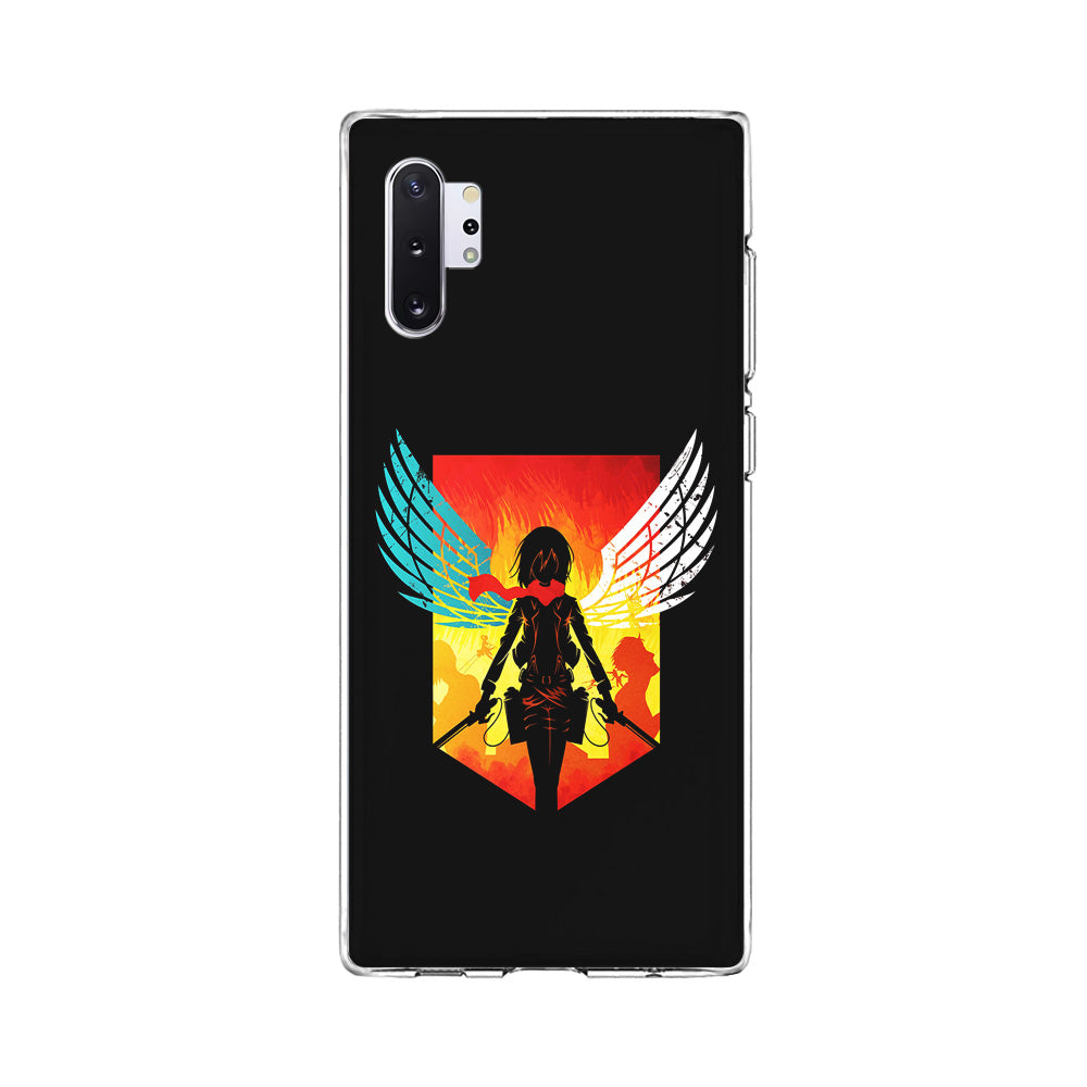 Mikasa Ackerman Art Samsung Galaxy Note 10 Plus Case