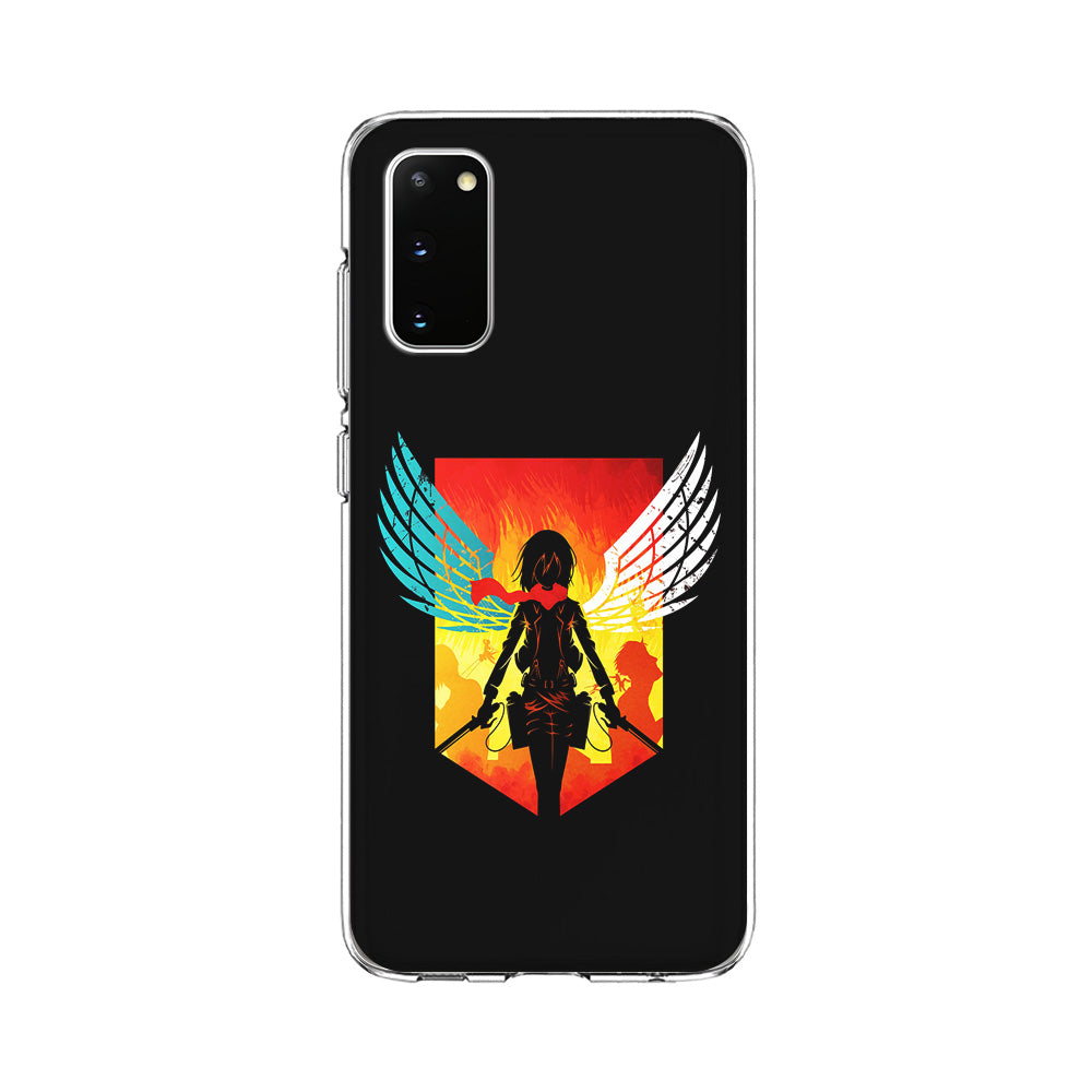 Mikasa Ackerman Art Samsung Galaxy S20 Case