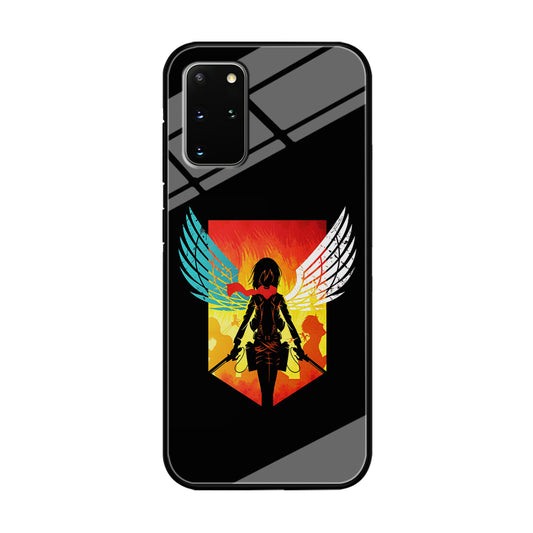 Mikasa Ackerman Art Samsung Galaxy S20 Plus Case