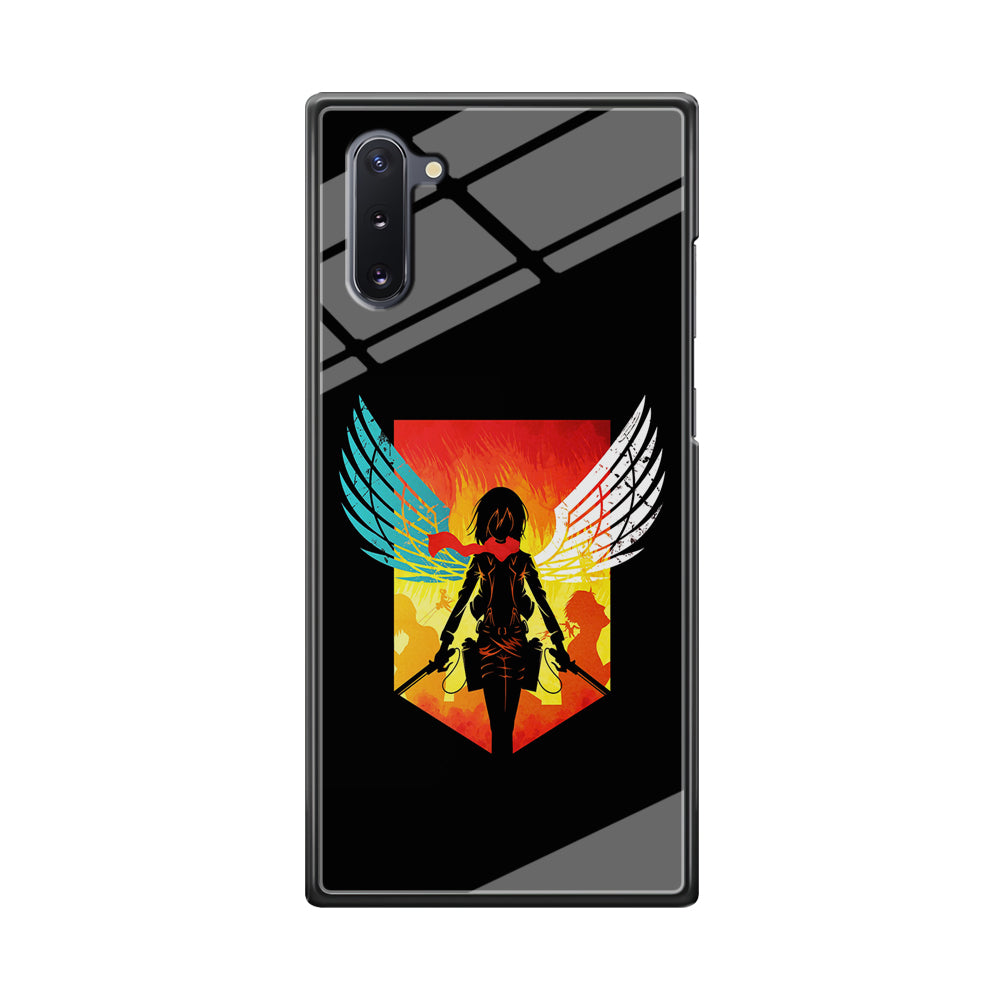 Mikasa Ackerman Art Samsung Galaxy Note 10 Case