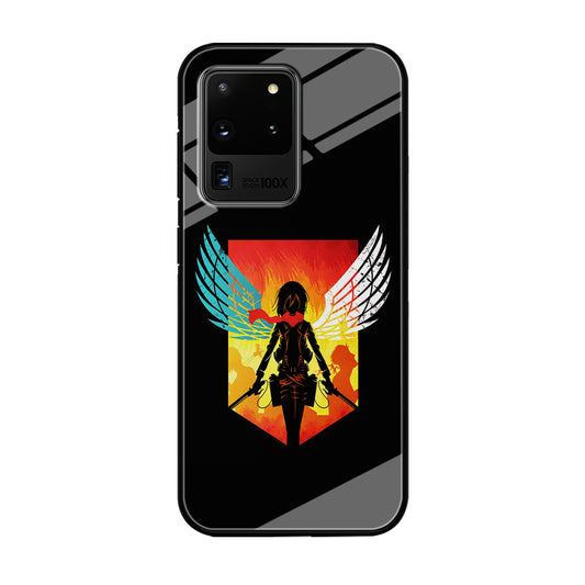 Mikasa Ackerman Art Samsung Galaxy S21 Ultra Case