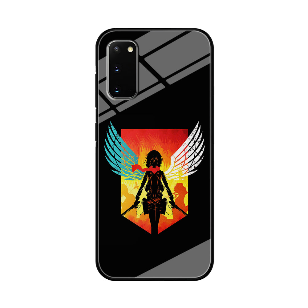 Mikasa Ackerman Art Samsung Galaxy S20 Case