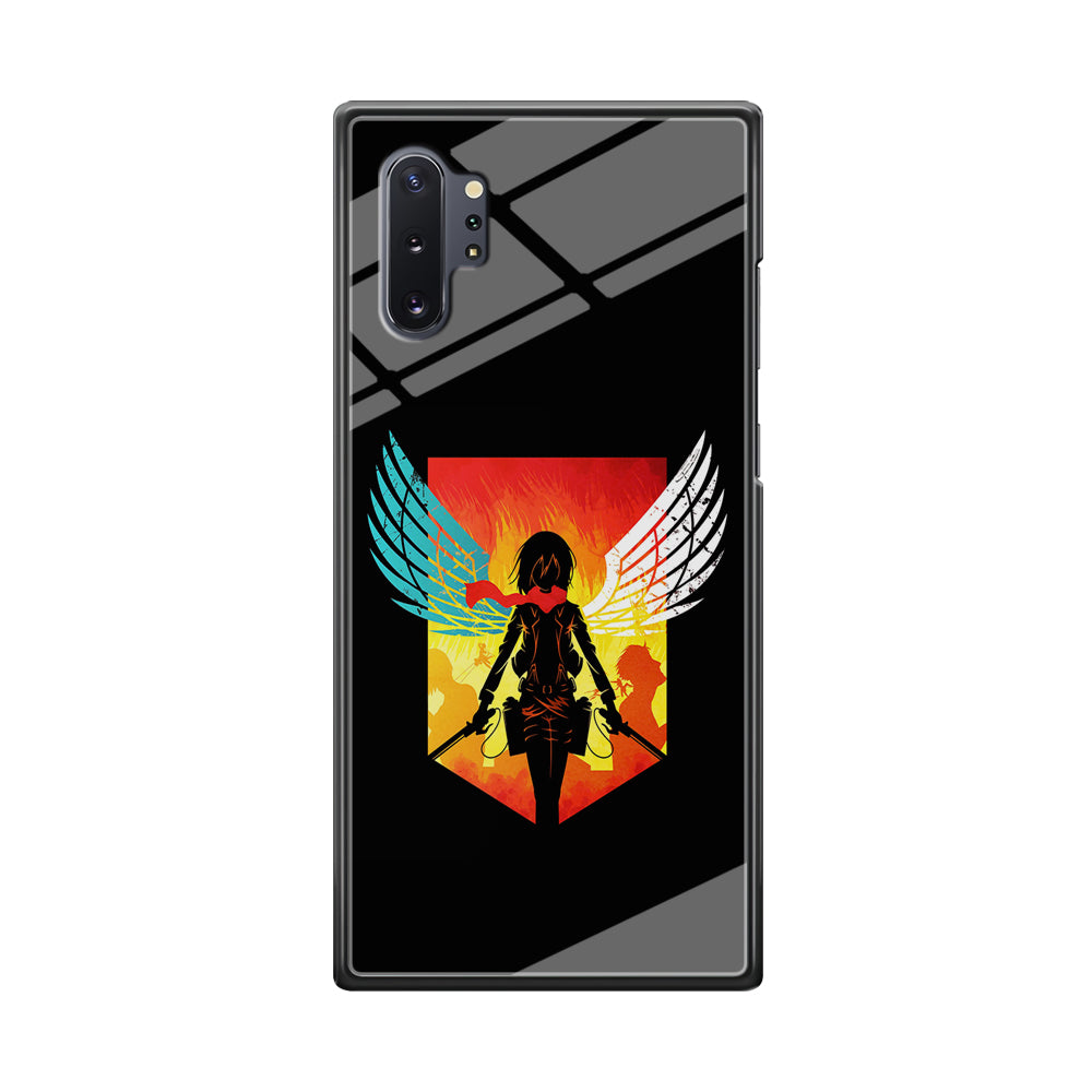 Mikasa Ackerman Art Samsung Galaxy Note 10 Plus Case