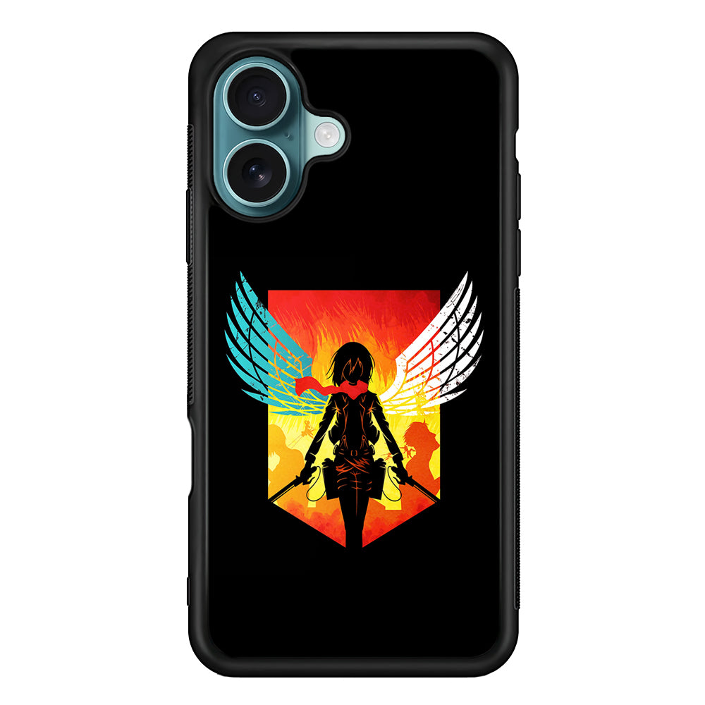 Mikasa Ackerman Art iPhone 16 Case - Altracase