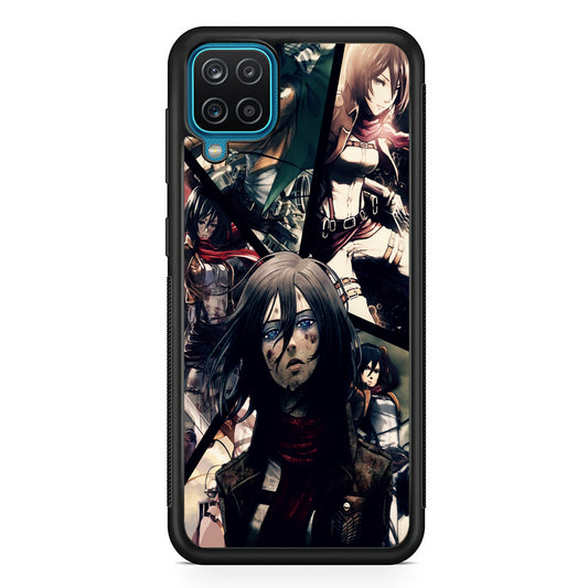 Mikasa Ackerman Collage Samsung Galaxy A12 Case