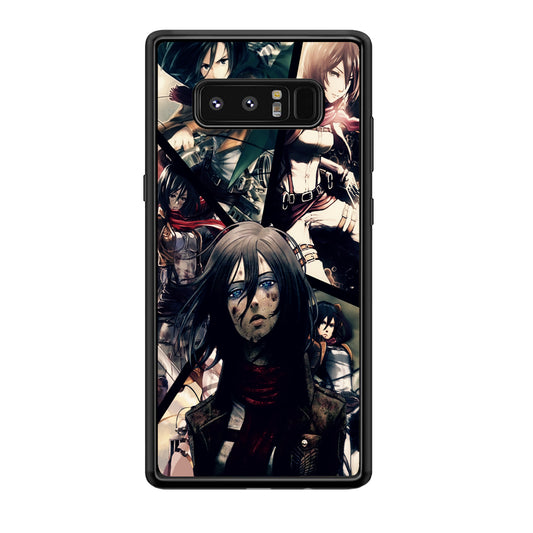 Mikasa Ackerman Collage Samsung Galaxy Note 8 Case