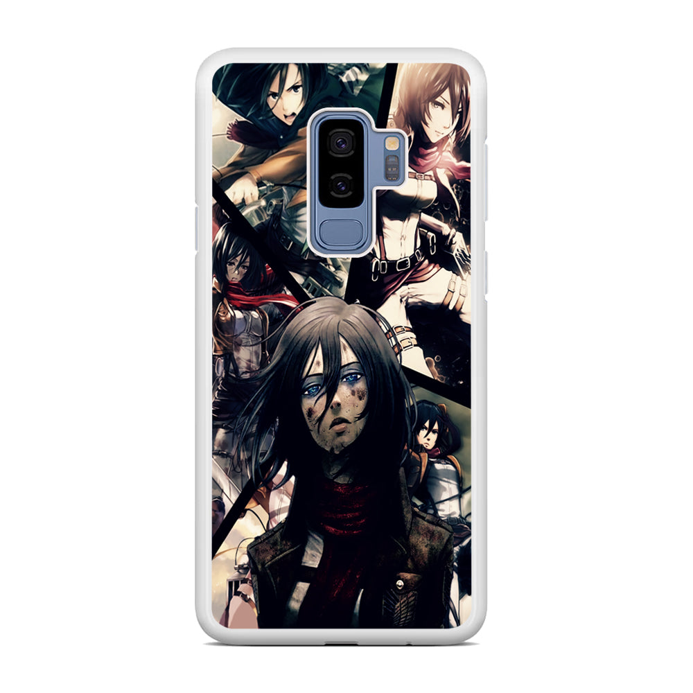 Mikasa Ackerman Collage Samsung Galaxy S9 Plus Case