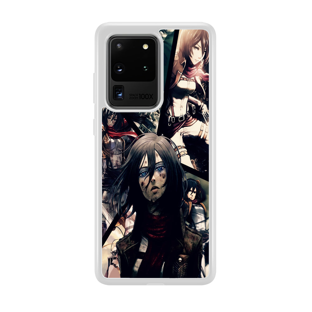 Mikasa Ackerman Collage Samsung Galaxy S20 Ultra Case