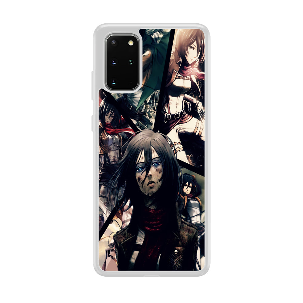 Mikasa Ackerman Collage Samsung Galaxy S20 Plus Case