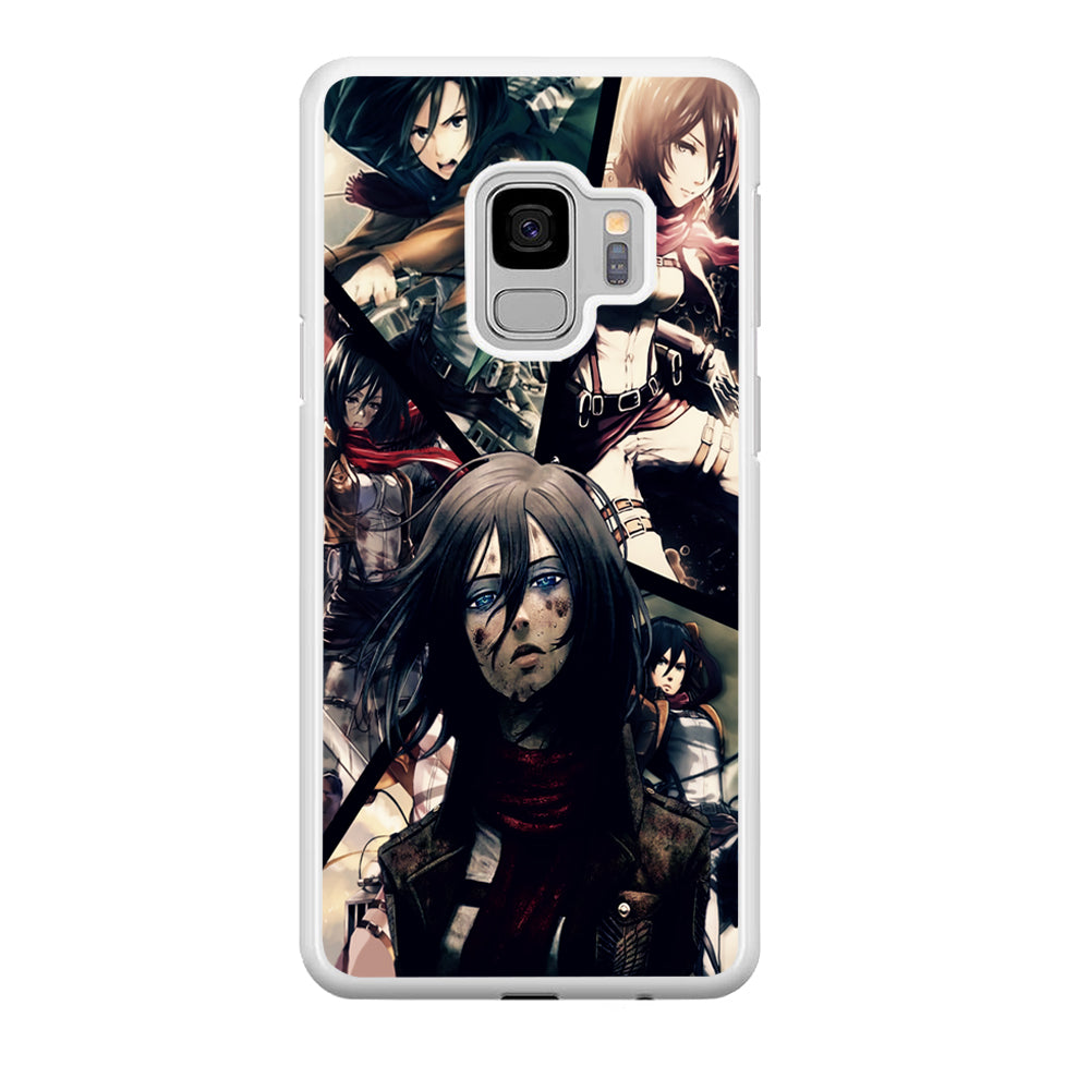 Mikasa Ackerman Collage Samsung Galaxy S9 Case