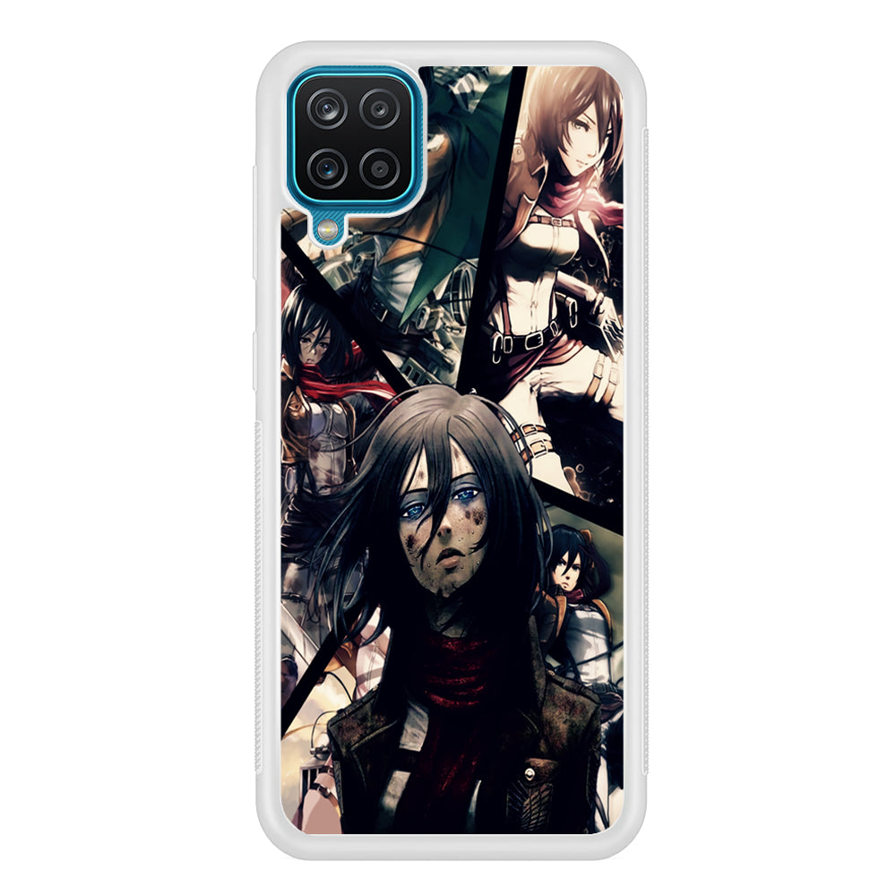 Mikasa Ackerman Collage Samsung Galaxy A12 Case