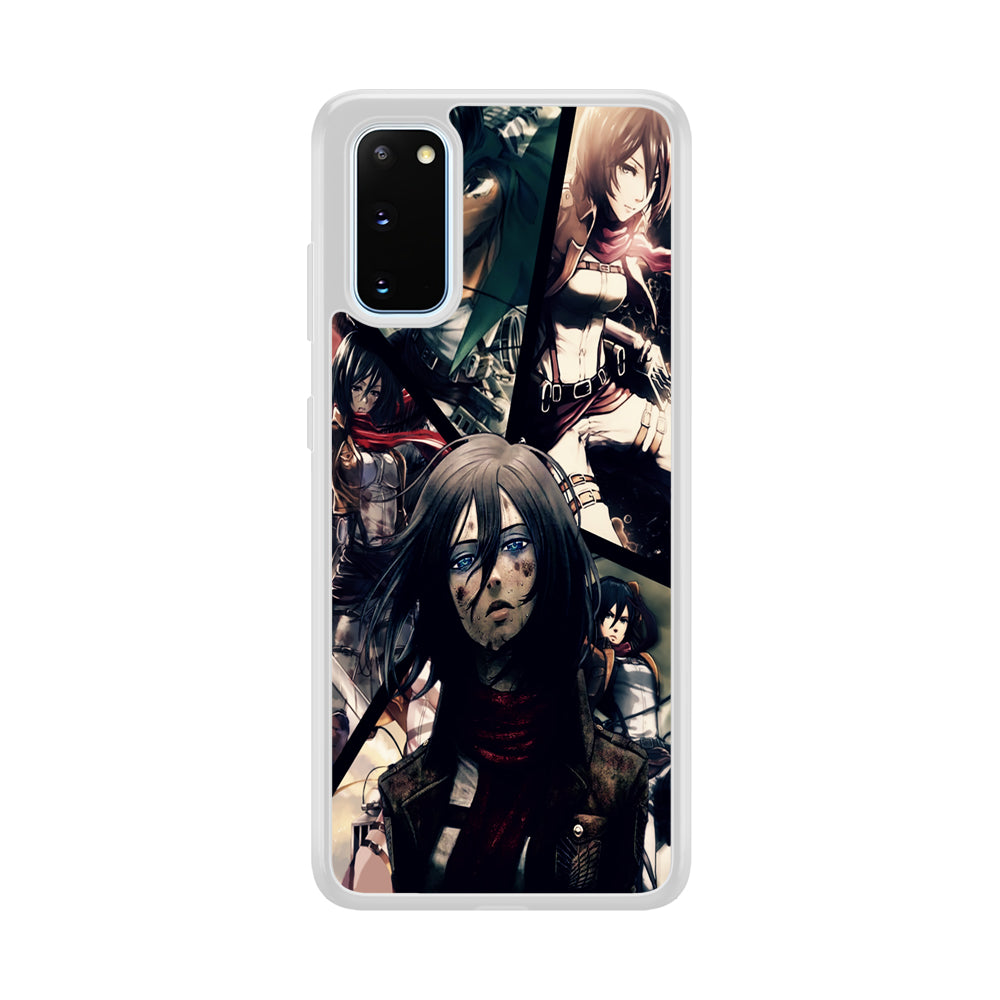 Mikasa Ackerman Collage Samsung Galaxy S20 Case