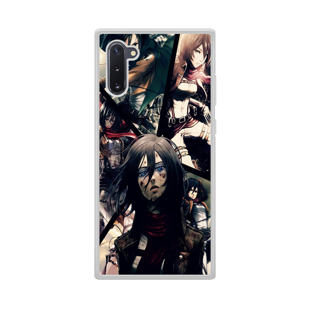 Mikasa Ackerman Collage Samsung Galaxy Note 10 Case