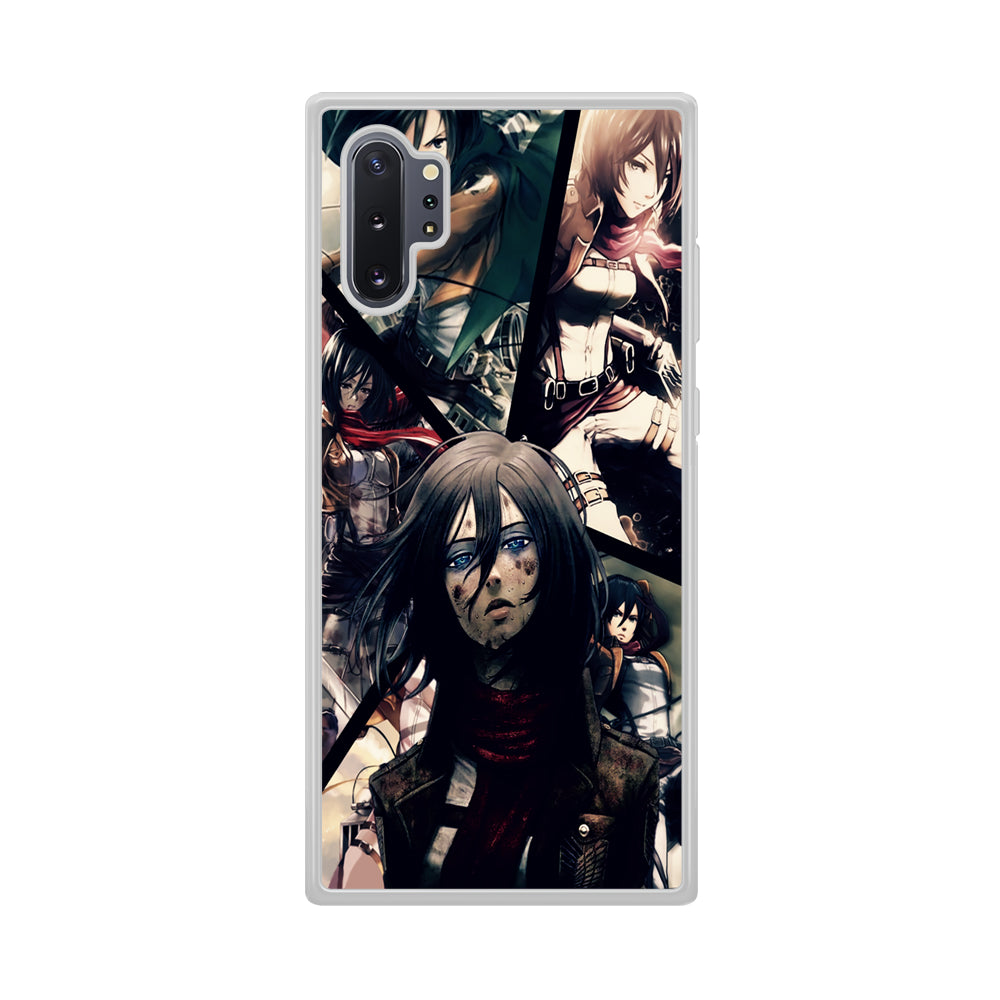 Mikasa Ackerman Collage Samsung Galaxy Note 10 Plus Case