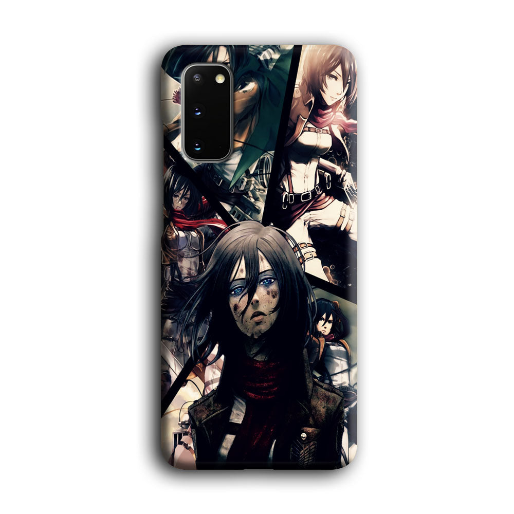 Mikasa Ackerman Collage Samsung Galaxy S20 Case