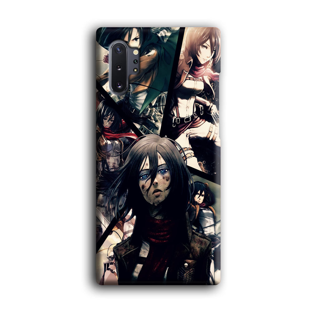 Mikasa Ackerman Collage Samsung Galaxy Note 10 Plus Case