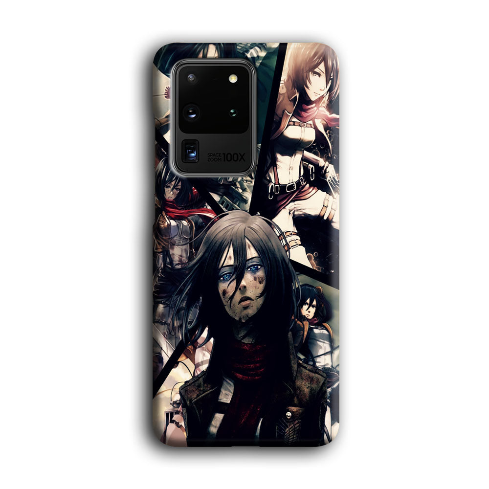 Mikasa Ackerman Collage Samsung Galaxy S20 Ultra Case