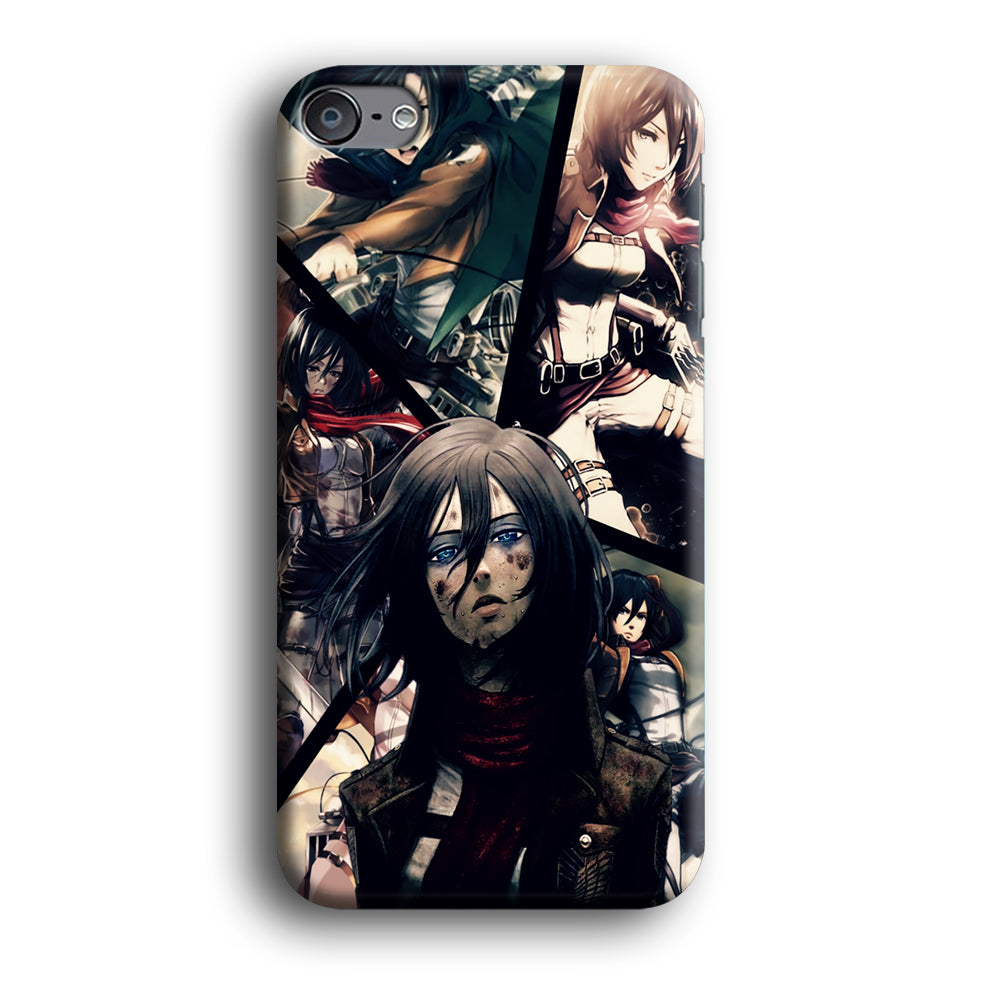 Mikasa Ackerman Collage iPod Touch 6 Case