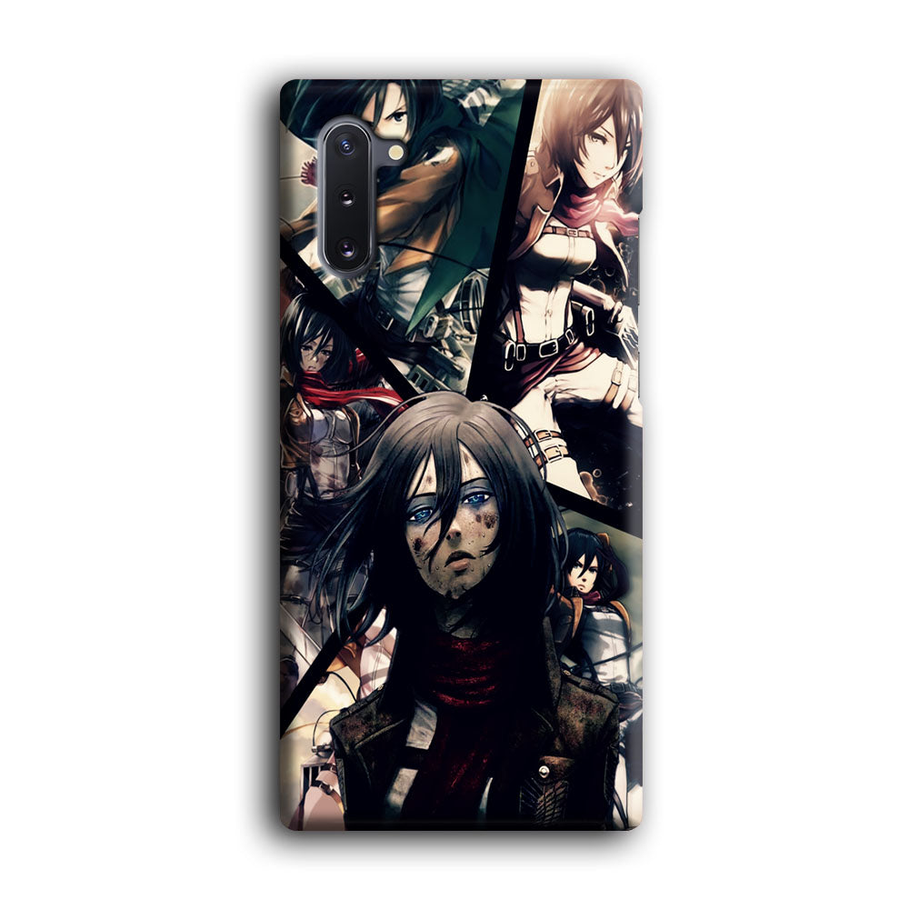 Mikasa Ackerman Collage Samsung Galaxy Note 10 Case