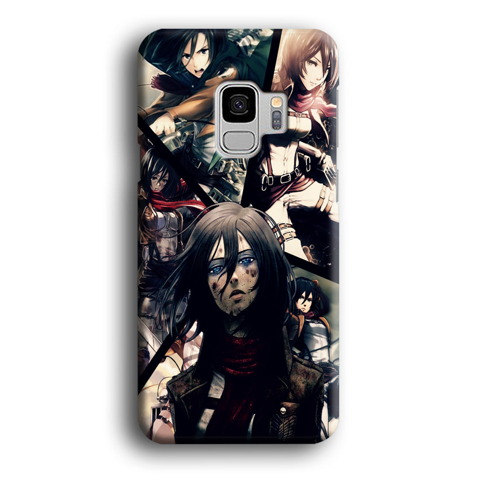 Mikasa Ackerman Collage Samsung Galaxy S9 Case