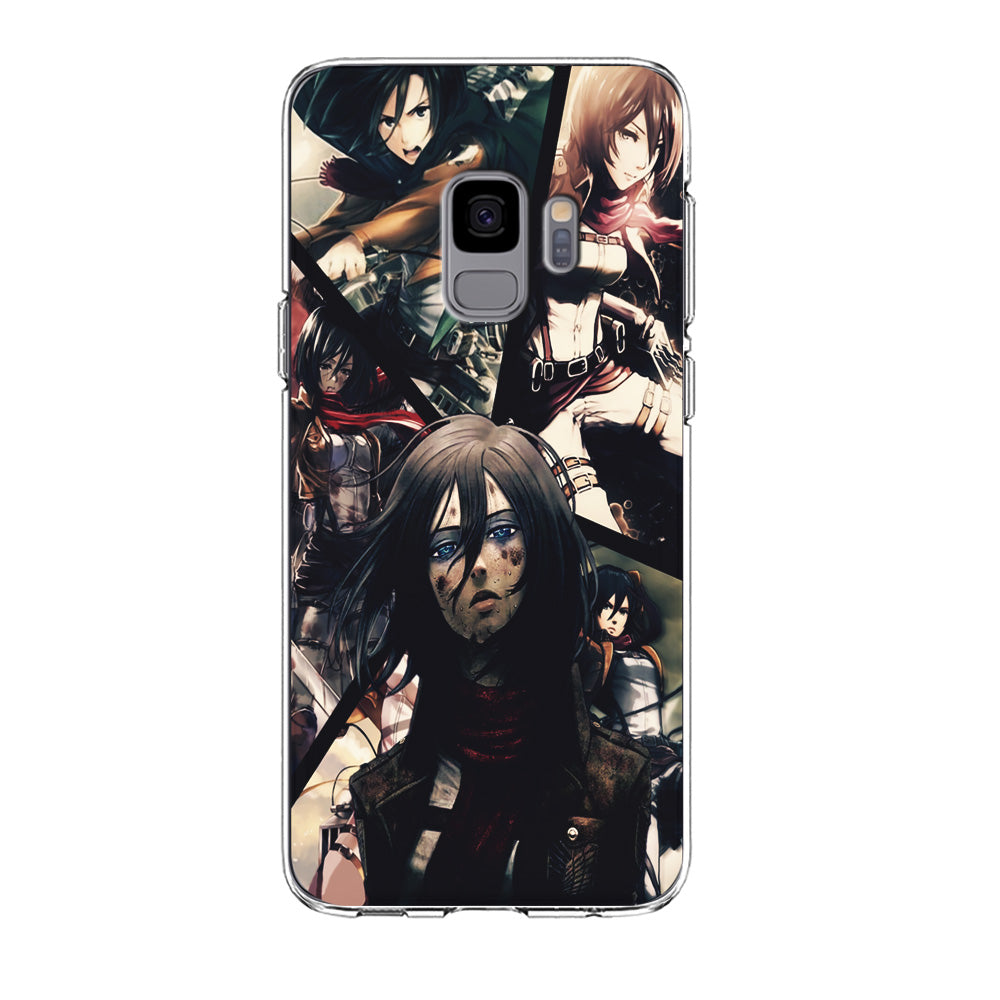 Mikasa Ackerman Collage Samsung Galaxy S9 Case