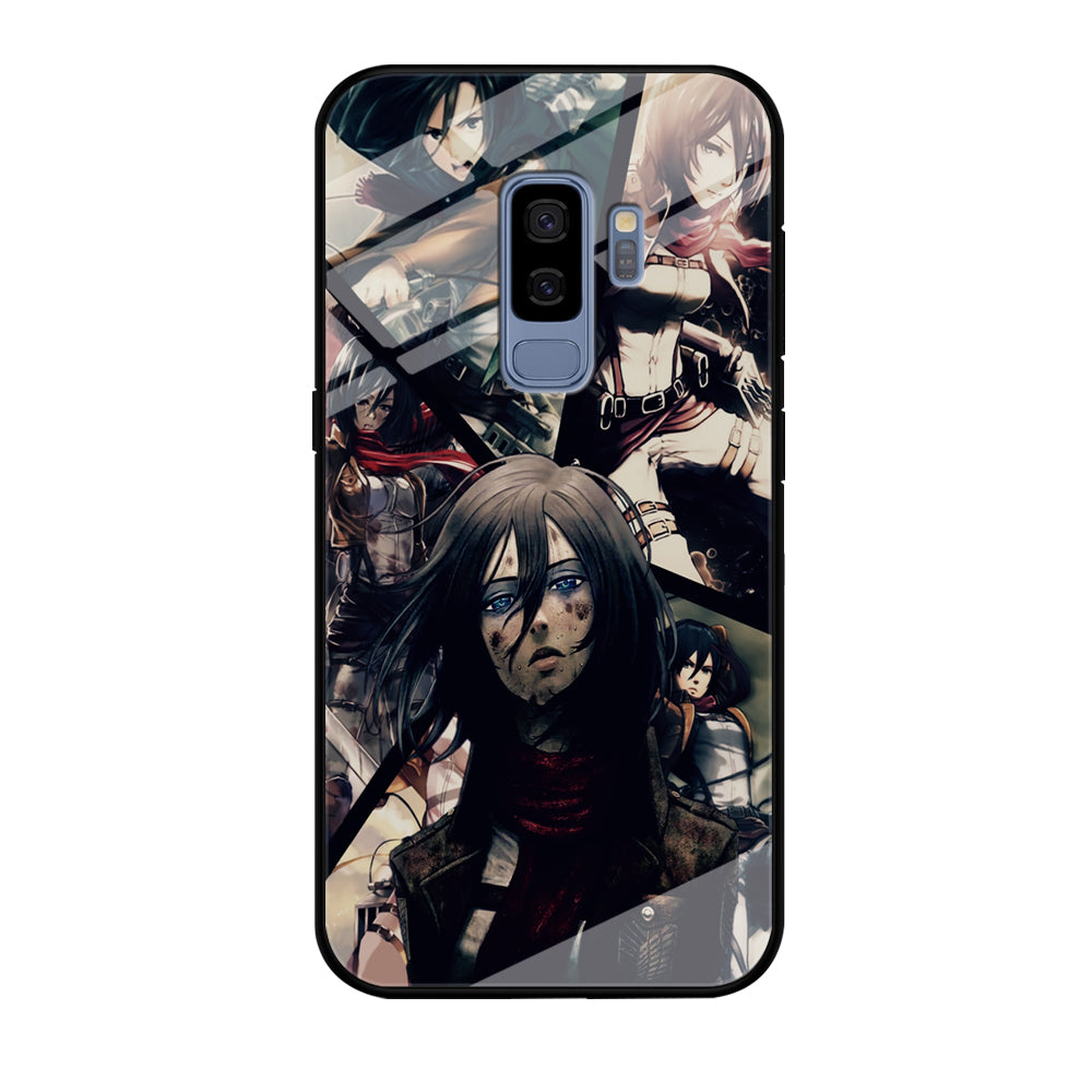 Mikasa Ackerman Collage Samsung Galaxy S9 Plus Case