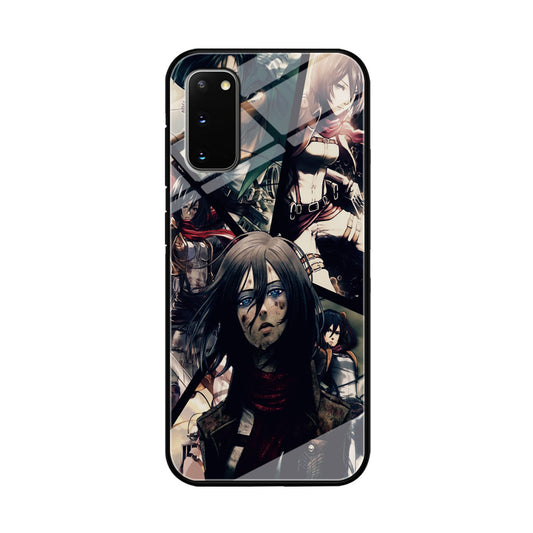 Mikasa Ackerman Collage Samsung Galaxy S20 Case