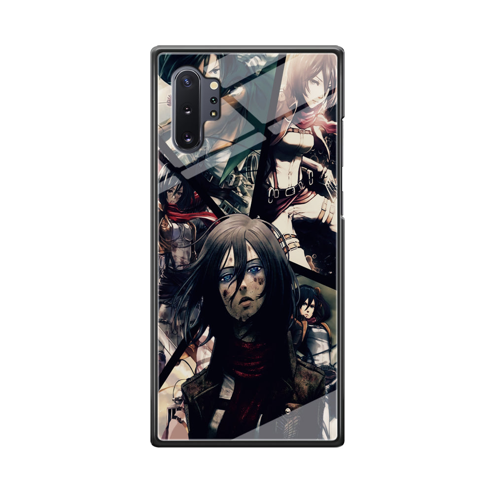 Mikasa Ackerman Collage Samsung Galaxy Note 10 Plus Case