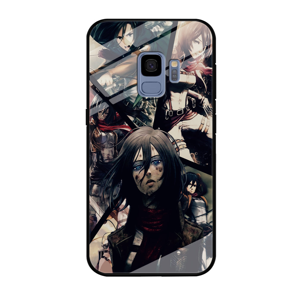 Mikasa Ackerman Collage Samsung Galaxy S9 Case