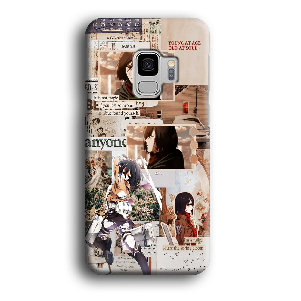 Mikasa Attack On Titan Aesthetic Samsung Galaxy S9 Case