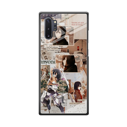 Mikasa Attack On Titan Aesthetic Samsung Galaxy Note 10 Plus Case