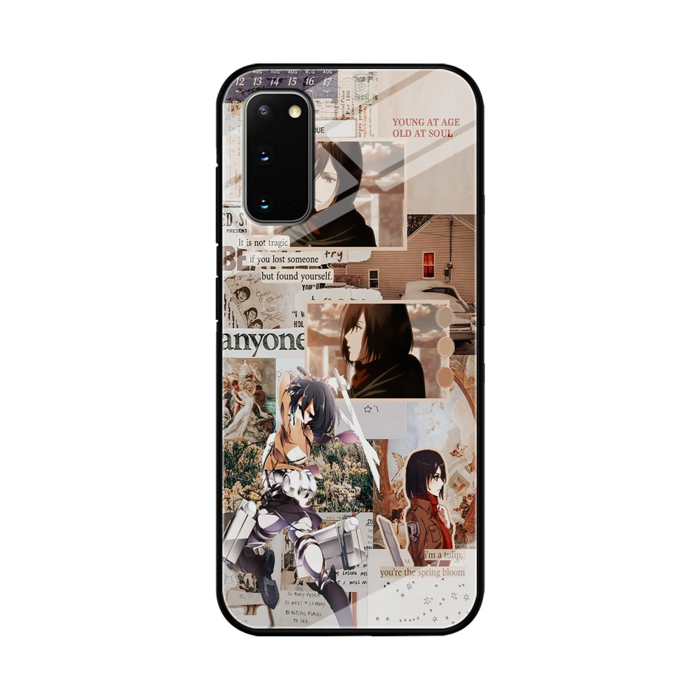 Mikasa Attack On Titan Aesthetic Samsung Galaxy S20 Case