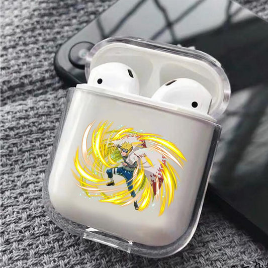 Minato Namikaze Rapid Lightning Hard Plastic Protective Clear Case Cover For Apple Airpods-AirPod Case-Altracase