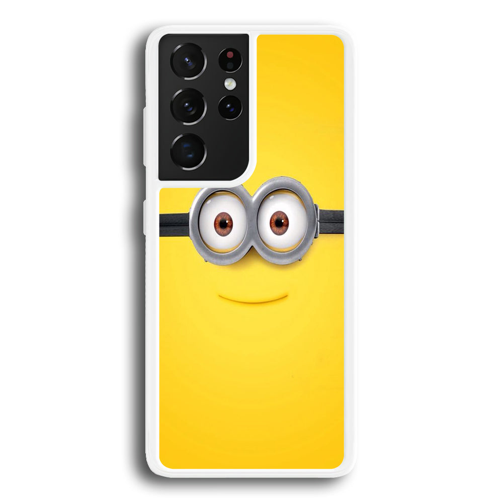 Minion Smiley Face Samsung Galaxy S21 Ultra Case