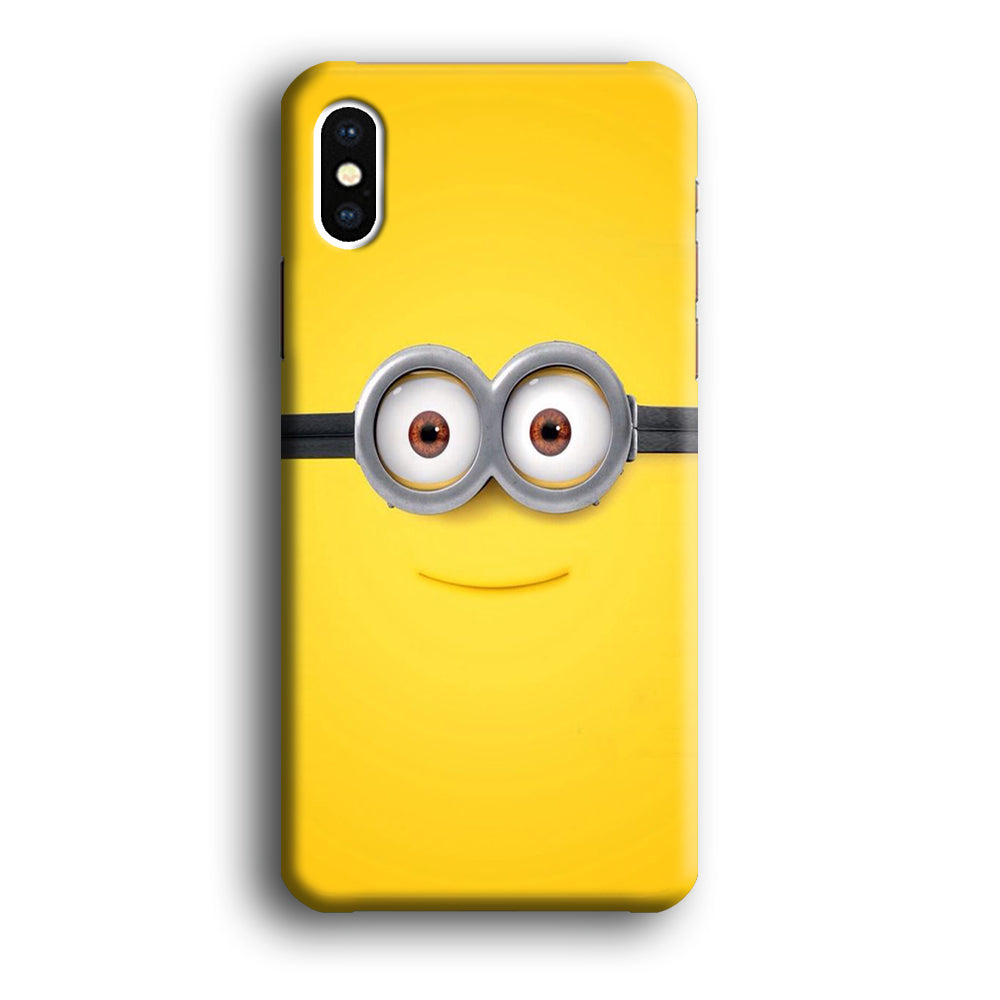 Minion Smiley Face iPhone Xs Case