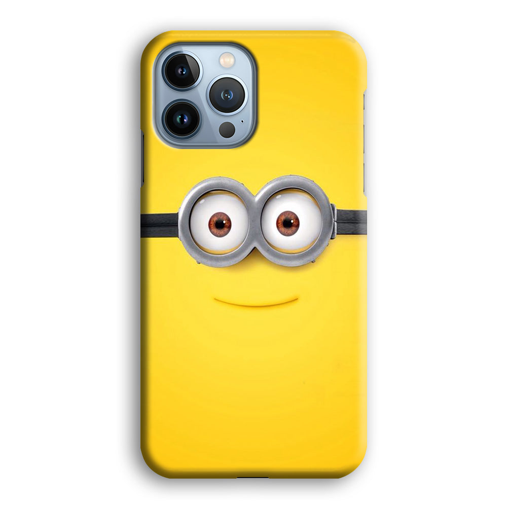 Minion Smiley Face iPhone 14 Pro Max Case