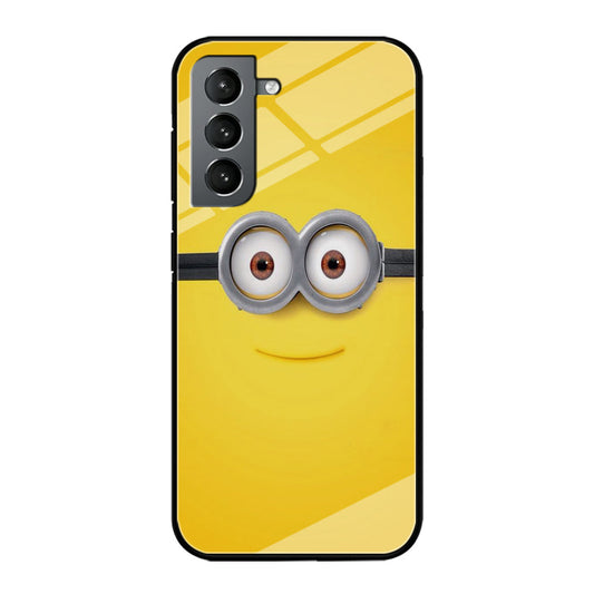 Minion Smiley Face Samsung Galaxy S23 Plus Case-Phone Case-Tempered Glass Case-Altracase