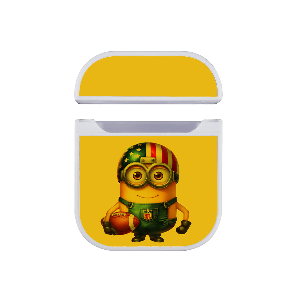 Minions Playing Football Apple AirPods Case-AirPod Case-White-Altracase