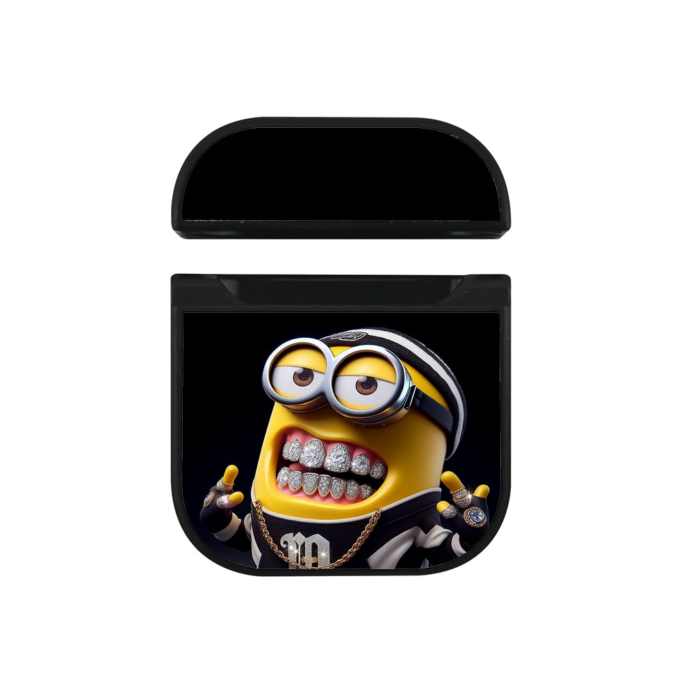 Minions Wear a Lot of Jewelry Apple AirPods Case-AirPod Case-Black-Altracase