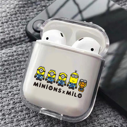 Minions X Milo Hard Plastic Protective Clear Case Cover For Apple Airpods-AirPod Case-Altracase