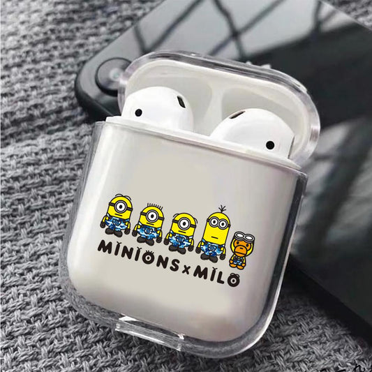 Minions X Milo Hard Plastic Protective Clear Case Cover For Apple Airpods-AirPod Case-Altracase
