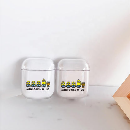 Minions X Milo Hard Plastic Protective Clear Case Cover For Apple Airpods-AirPod Case-Altracase