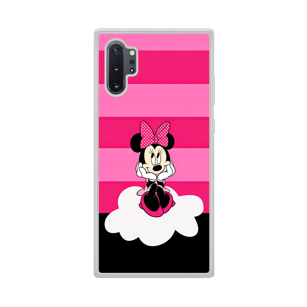 Minnie Mouse Pink Stripe Samsung Galaxy Note 10 Plus Case